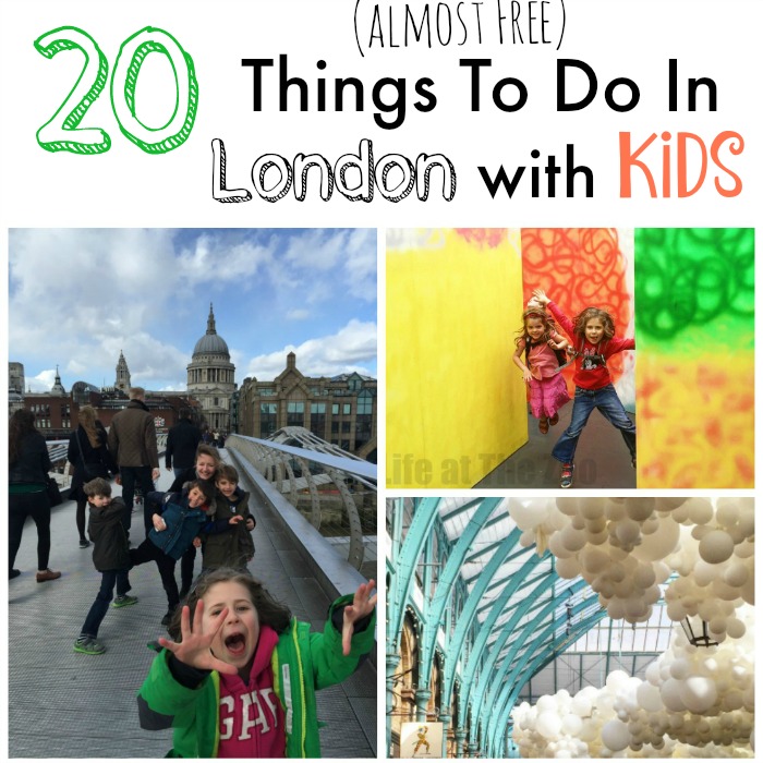 20 Almost Free Things to Do In London with Kids