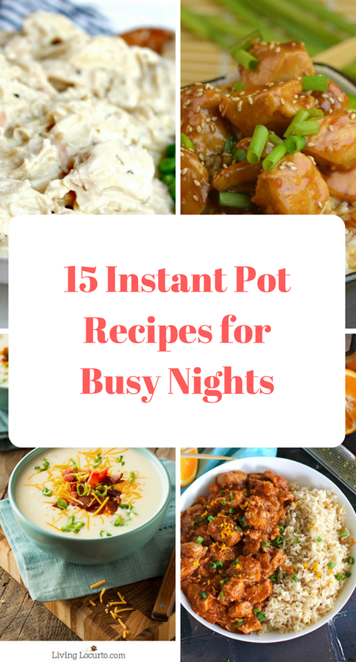 Insta Pot Recipes for Busy Nights - move over slow cooker, enter Insta Pot - delicious recipes, made in less than 30minutes, but with all the flavours of the crock pot. No more "lingering" crock pot smells, but delicious meals for busy nights for all the family to enjoy. Take a look today!